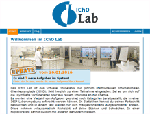 Tablet Screenshot of icho-lab.de